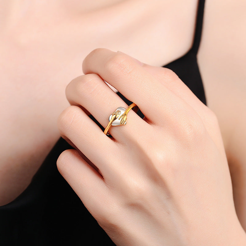 30th Anniversary Gift - Adjustable Hug Ring