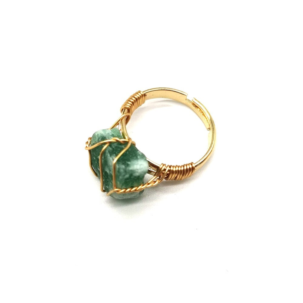 Adjustable Grandma Birthstone Ring One Stone