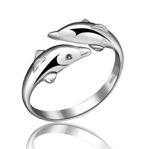 Adjustable Dolphin Ring