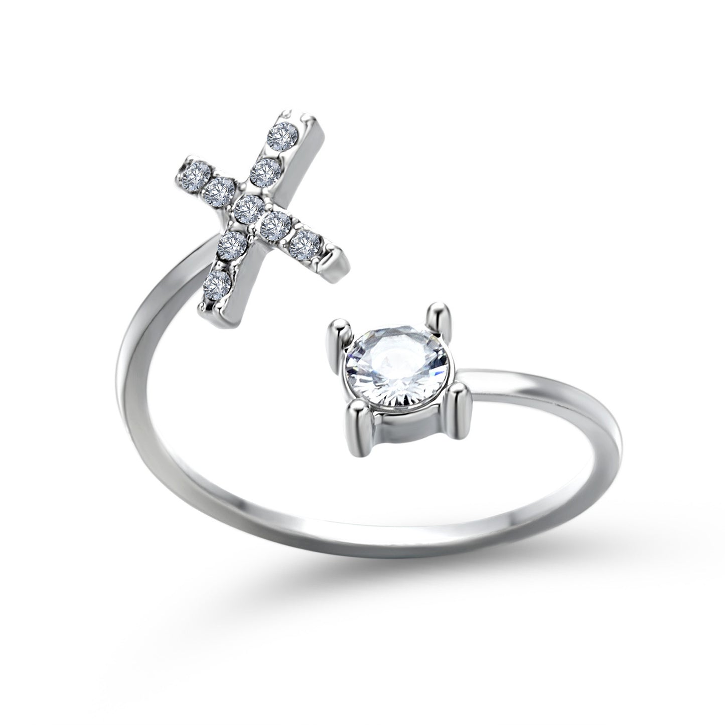 Adjustable Ring with Letter
