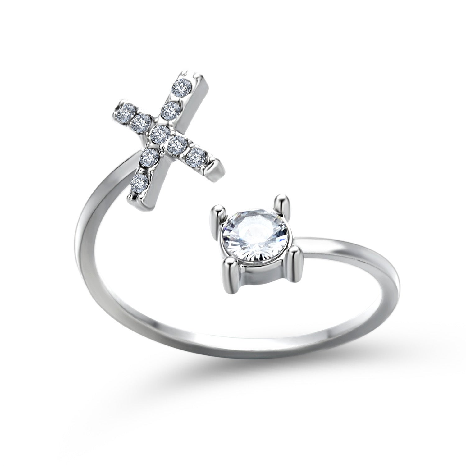 Adjustable Ring with Letter