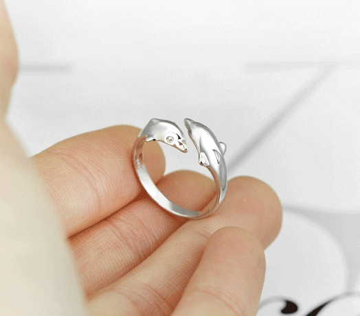 Adjustable Dolphin Ring