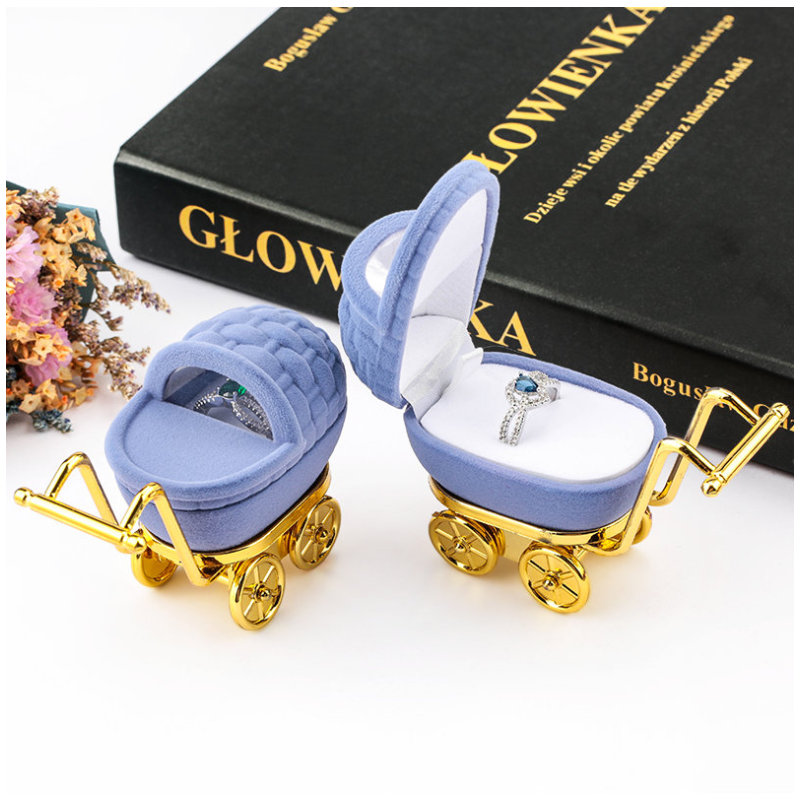 Baby Stroller Shaped Jewellery Gift Box
