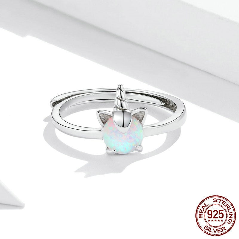Adjustable Rare Unicorn Finger Ring