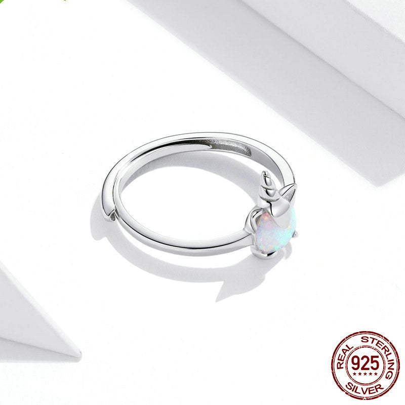 Adjustable Rare Unicorn Finger Ring