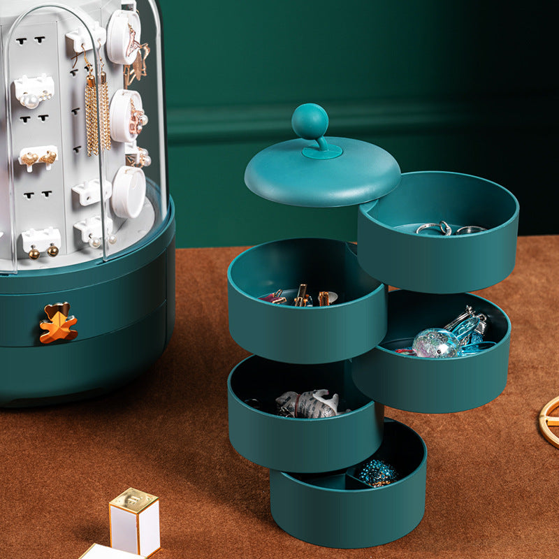 360 Rotating Jewellery Box Organizer