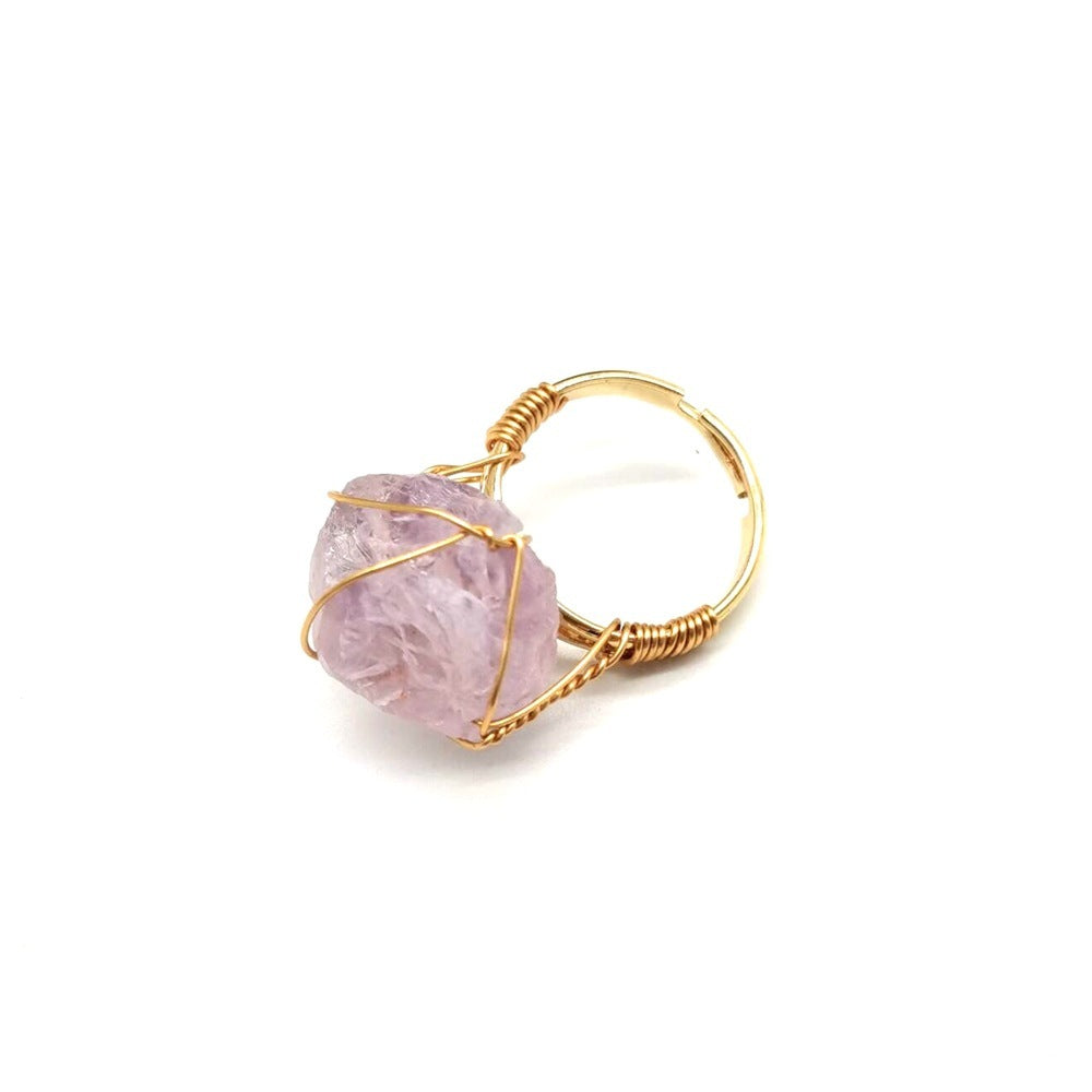 Adjustable Grandma Birthstone Ring One Stone