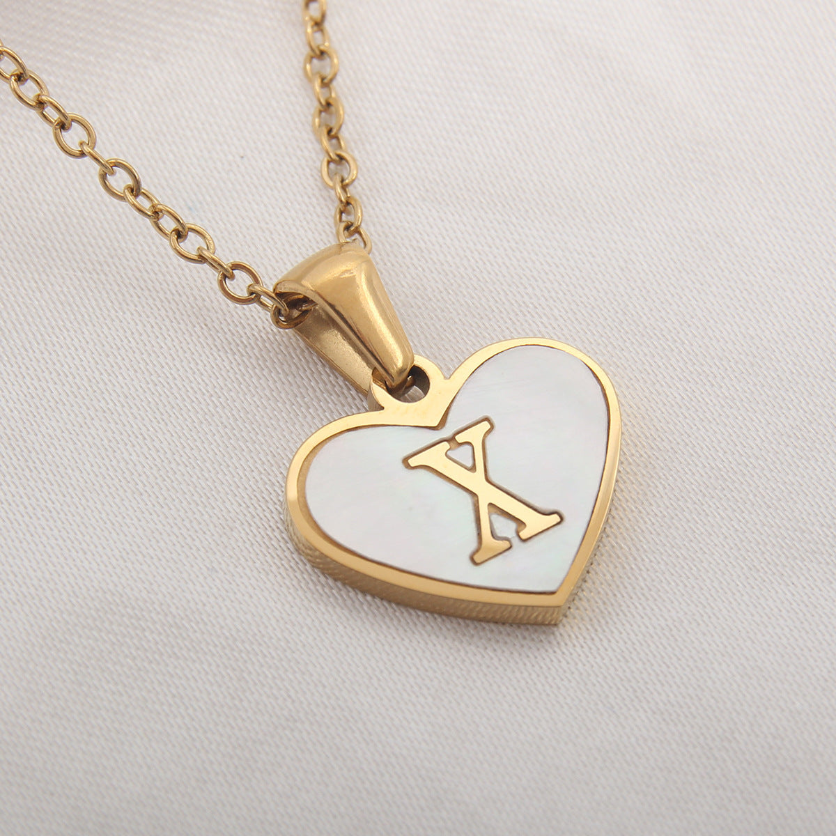 Letter Necklace for Mom - Mothers Xmas Gifts