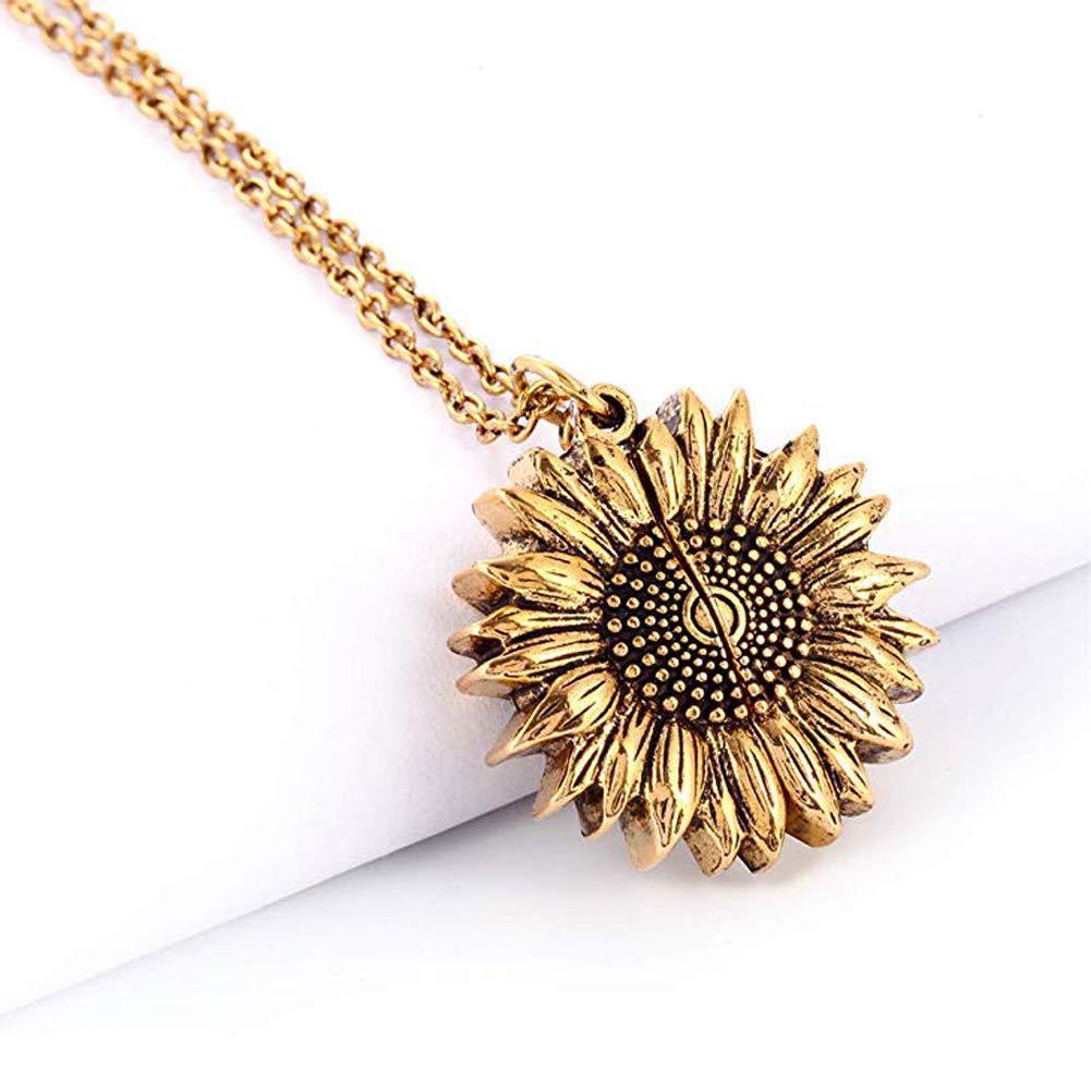 Sunflower Necklace - You are my Sunshine