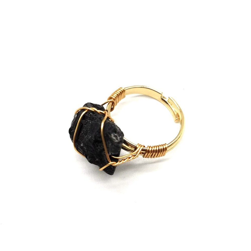 Adjustable Grandma Birthstone Ring One Stone