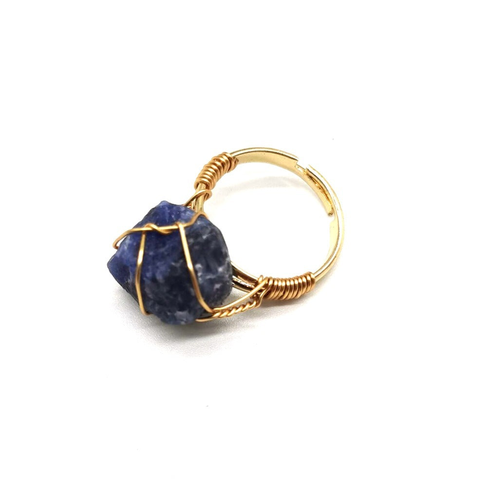 Adjustable Grandma Birthstone Ring One Stone