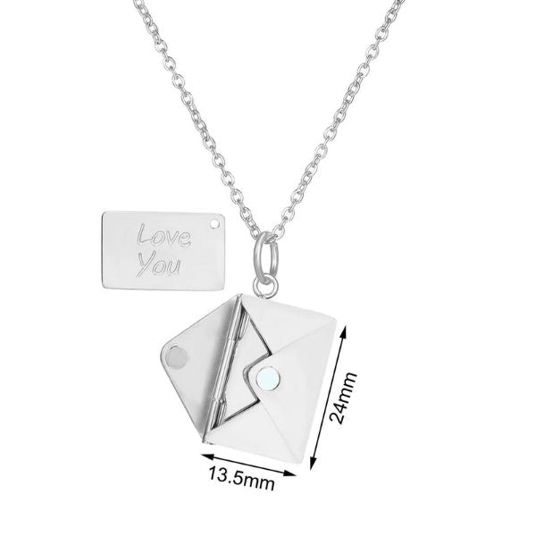 Lover Letter Envelop Necklace
