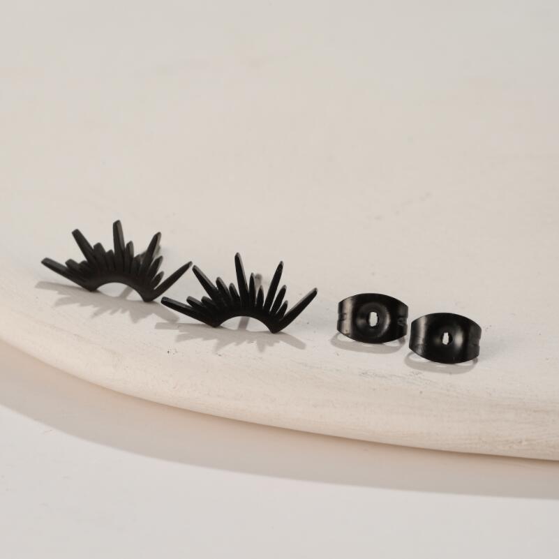 Grab These Trendy French Punk Fan Shaped Earrings Now