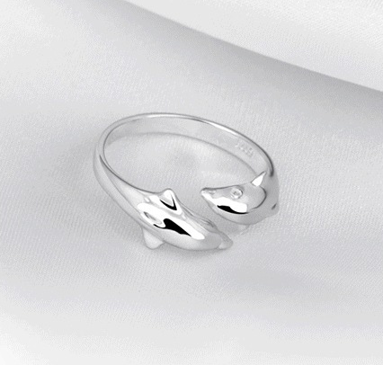 Adjustable Dolphin Ring