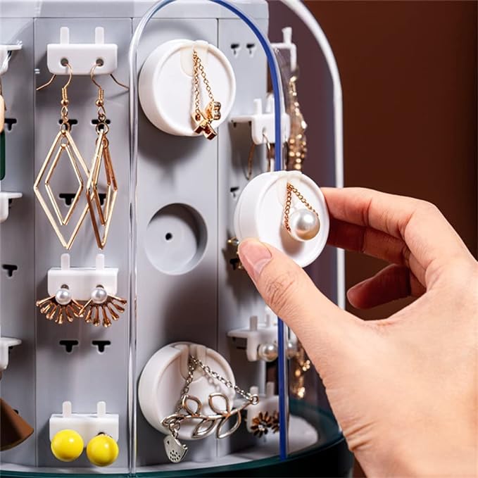 360 Rotating Jewellery Box Organizer