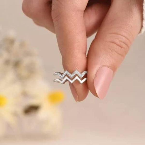 Double Layer Highs and Lows Ring
