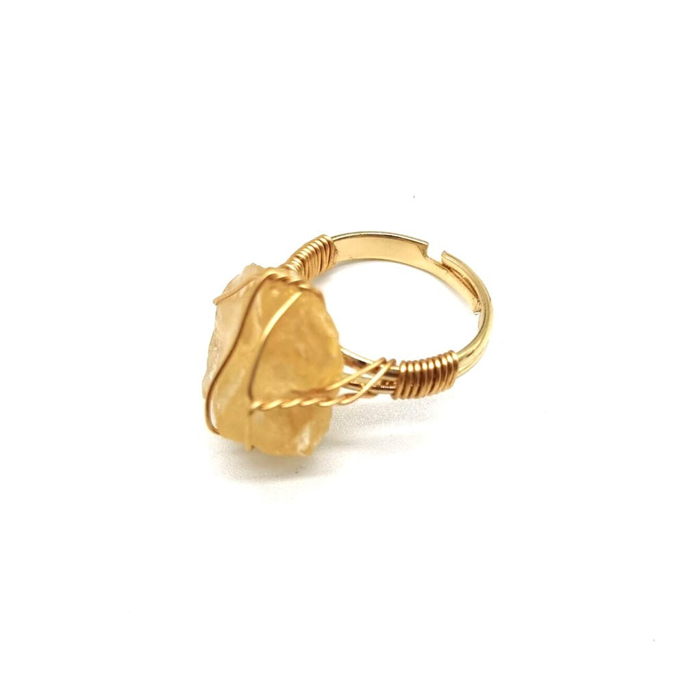 Adjustable Grandma Birthstone Ring One Stone