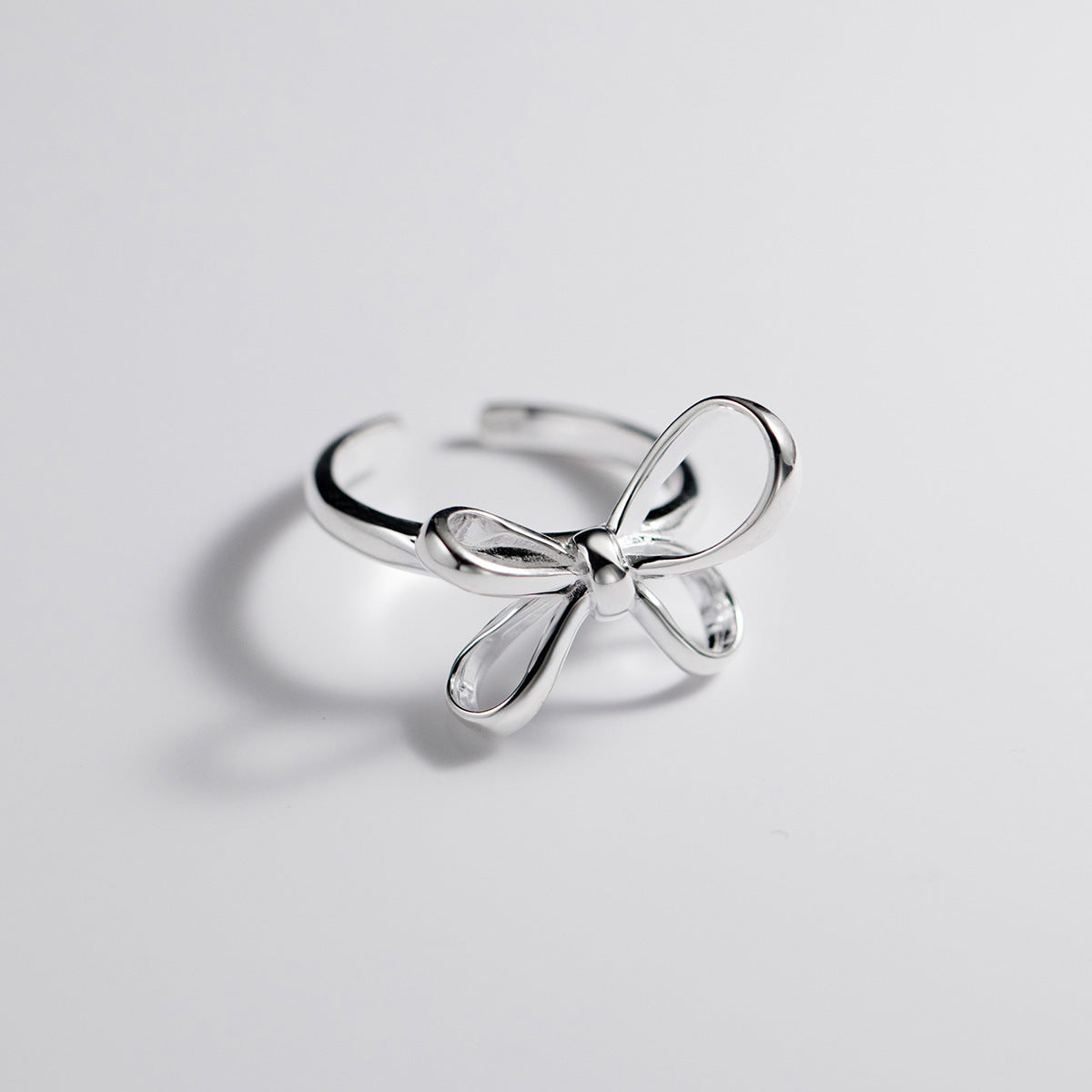 Sterling Silver Bow Ring - S925 Silver