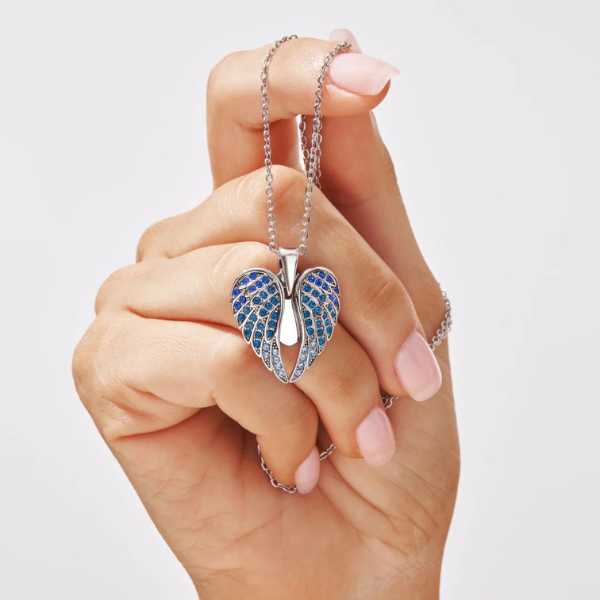 Guardian Angel Necklace with Wings