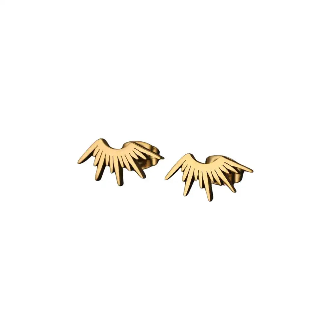 Grab These Trendy French Punk Fan Shaped Earrings Now