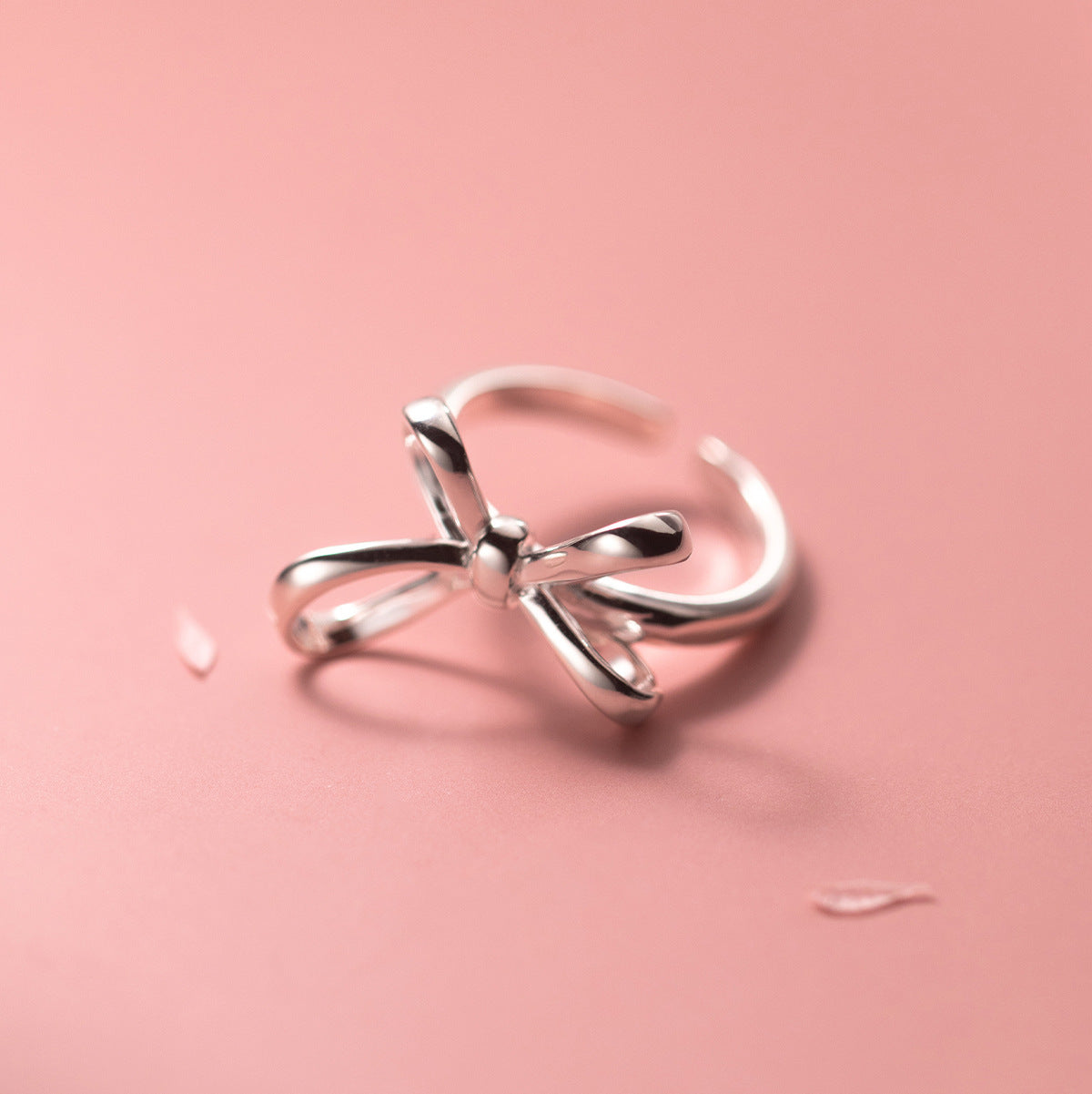 Sterling Silver Bow Ring - S925 Silver