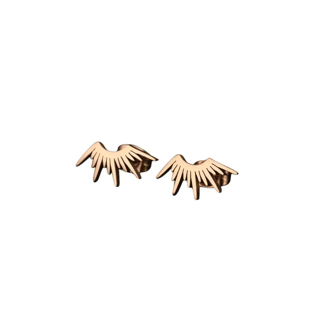 Grab These Trendy French Punk Fan Shaped Earrings Now
