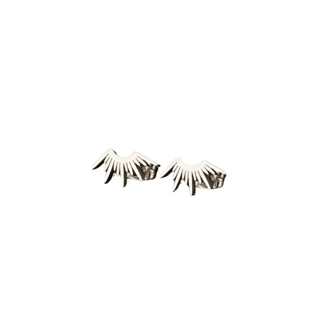 Grab These Trendy French Punk Fan Shaped Earrings Now