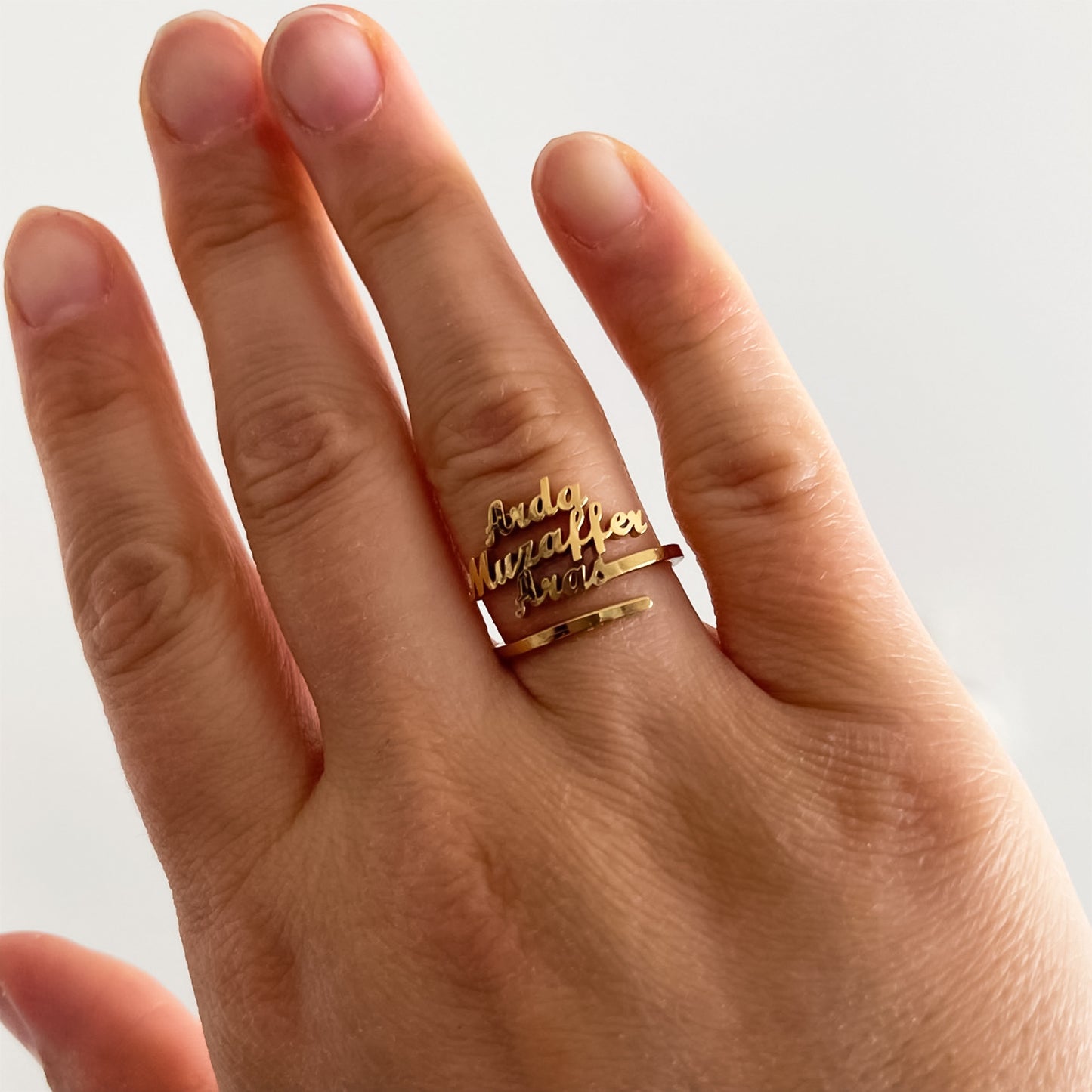 Name Engraved Rings for Couples