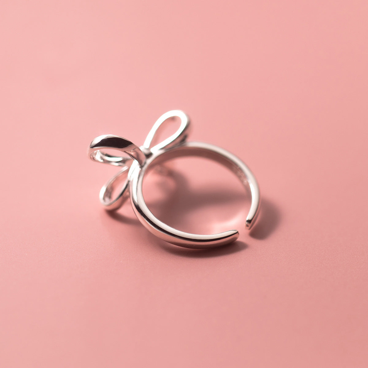 Sterling Silver Bow Ring - S925 Silver
