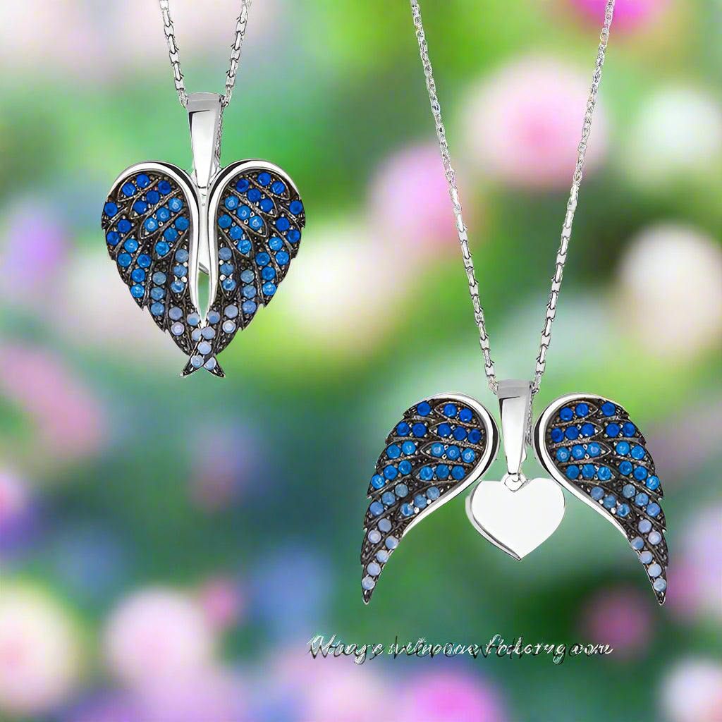 Guardian Angel Necklace with Wings