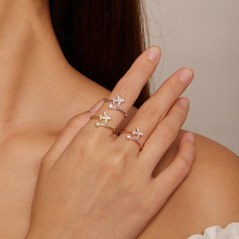 Airplane Rings Jewelry