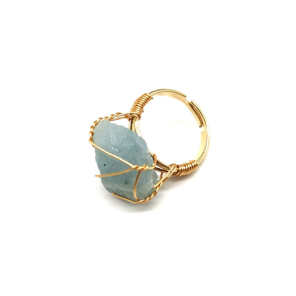 Adjustable Grandma Birthstone Ring One Stone