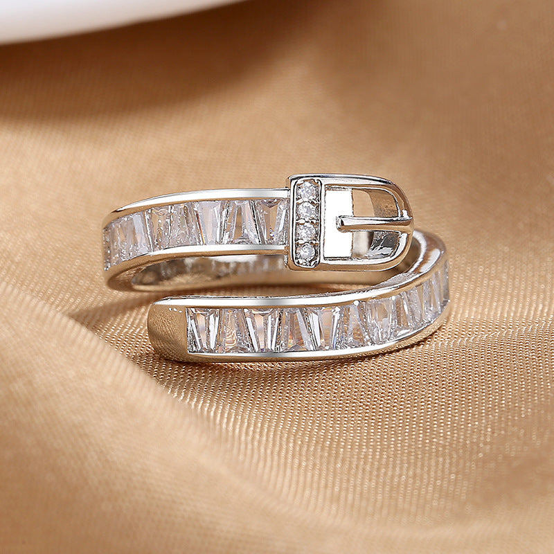 Adjustable Belt Shaped Ring