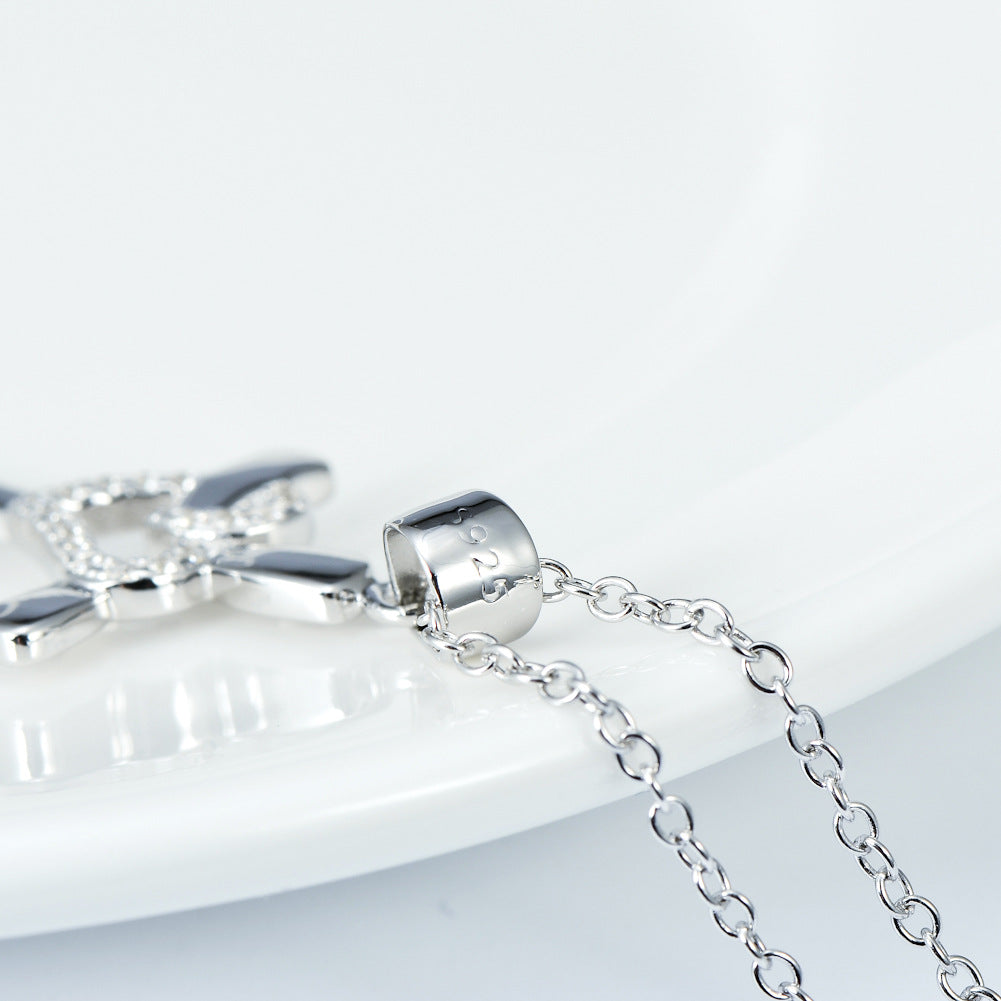 Love and Cross Shaped Necklace