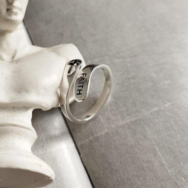 Faith Cross Ring