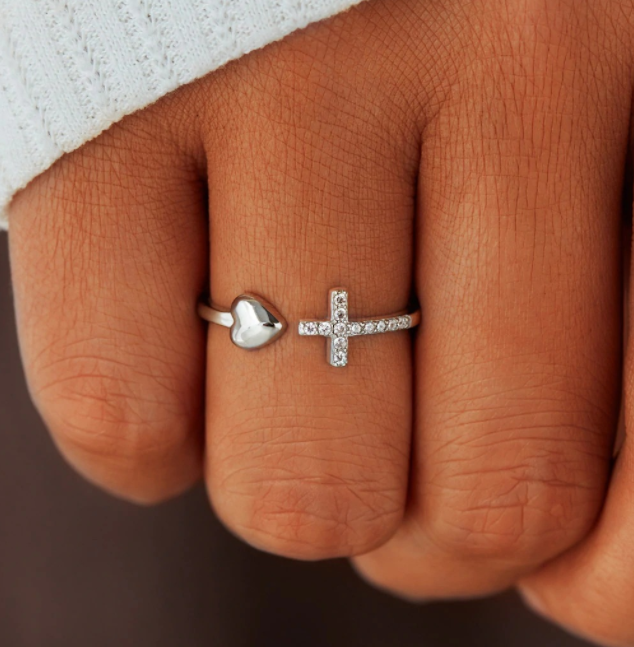 Love Cross Ring