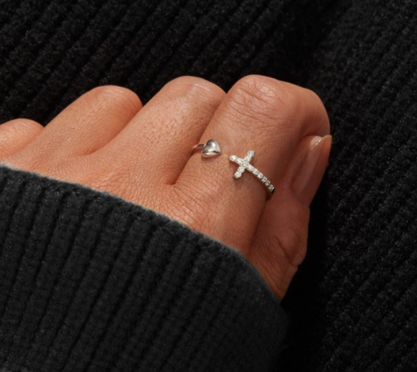 Love Cross Ring