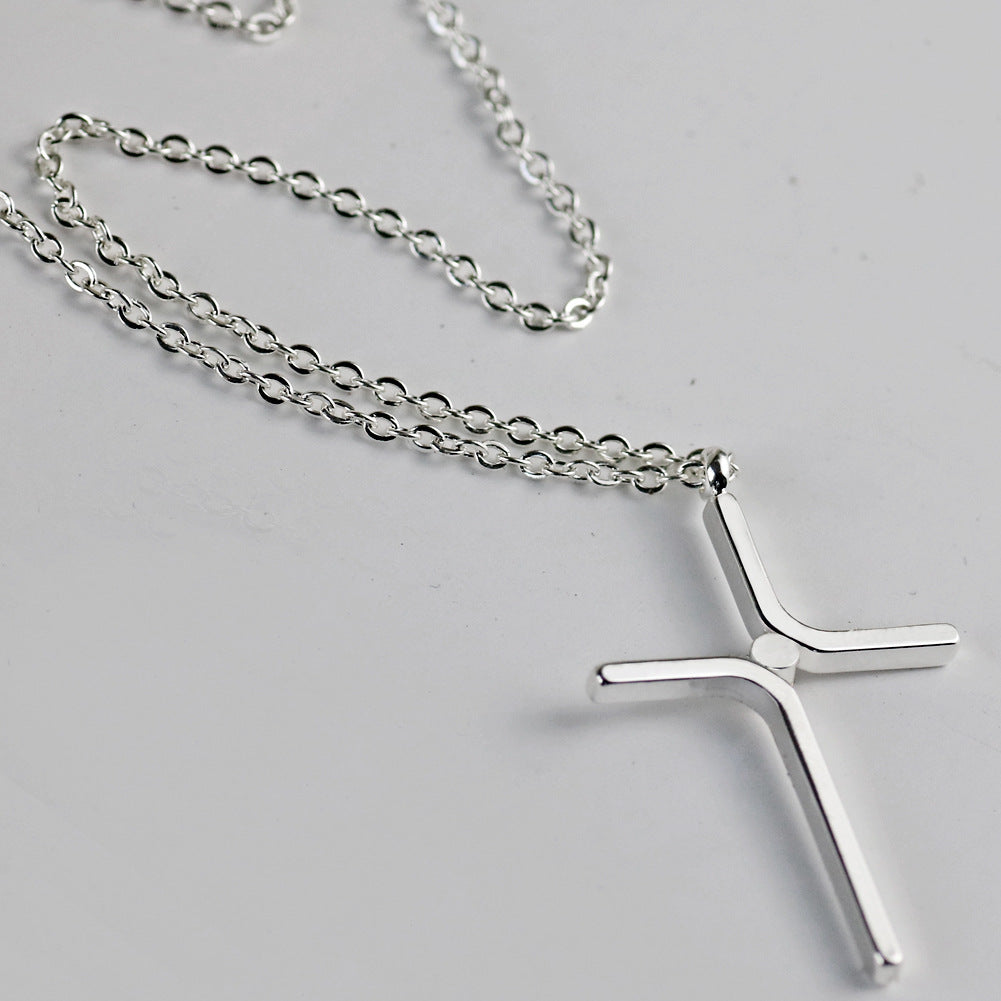 Dainty Gold Cross Necklace