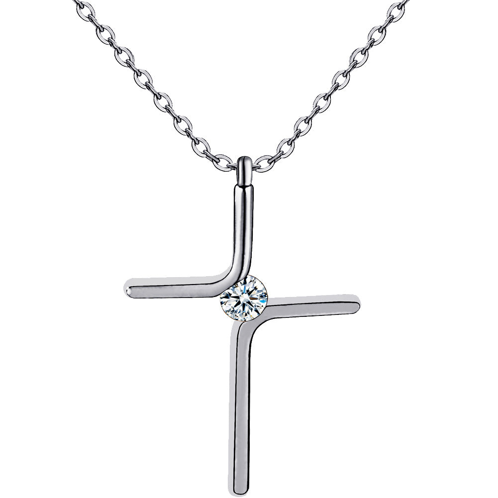 Dainty Gold Cross Necklace