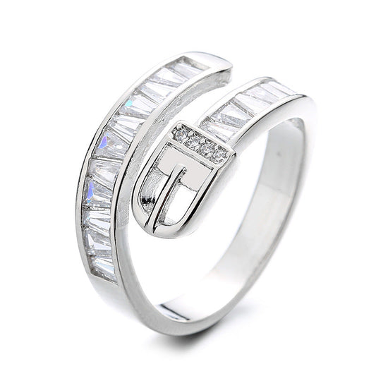 Adjustable Belt Shaped Ring