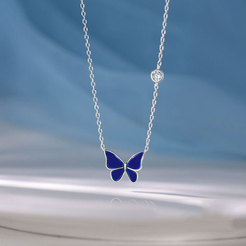 Heat Sensitive Colourful Butterfly Necklace