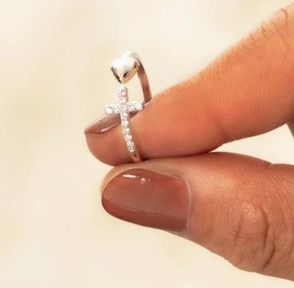 Love Cross Ring
