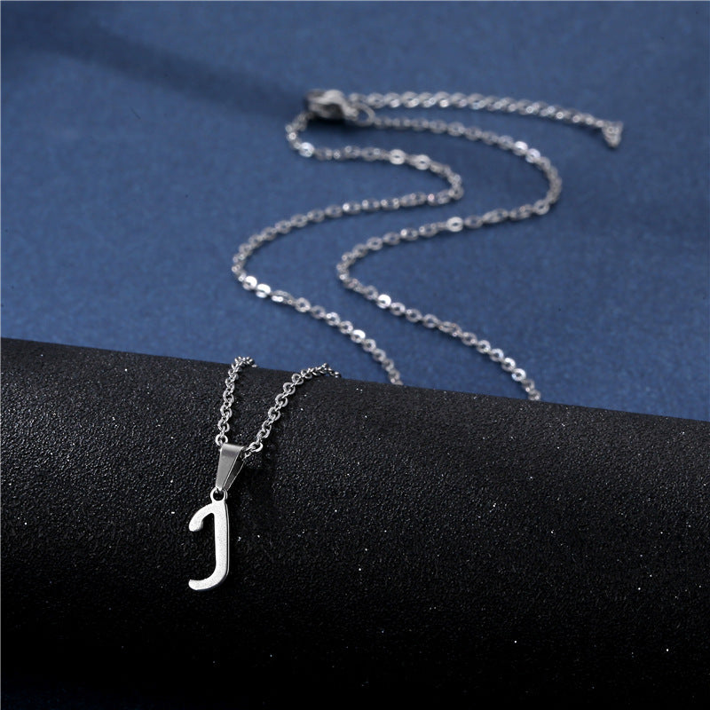 Mens Necklace with Initial