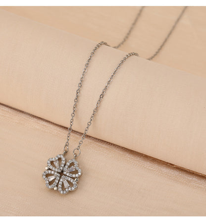 Shop the Stylish Titanium Four-leaf Clover Necklace Today