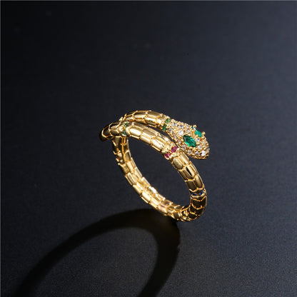 Adjustable Snake Finger Ring