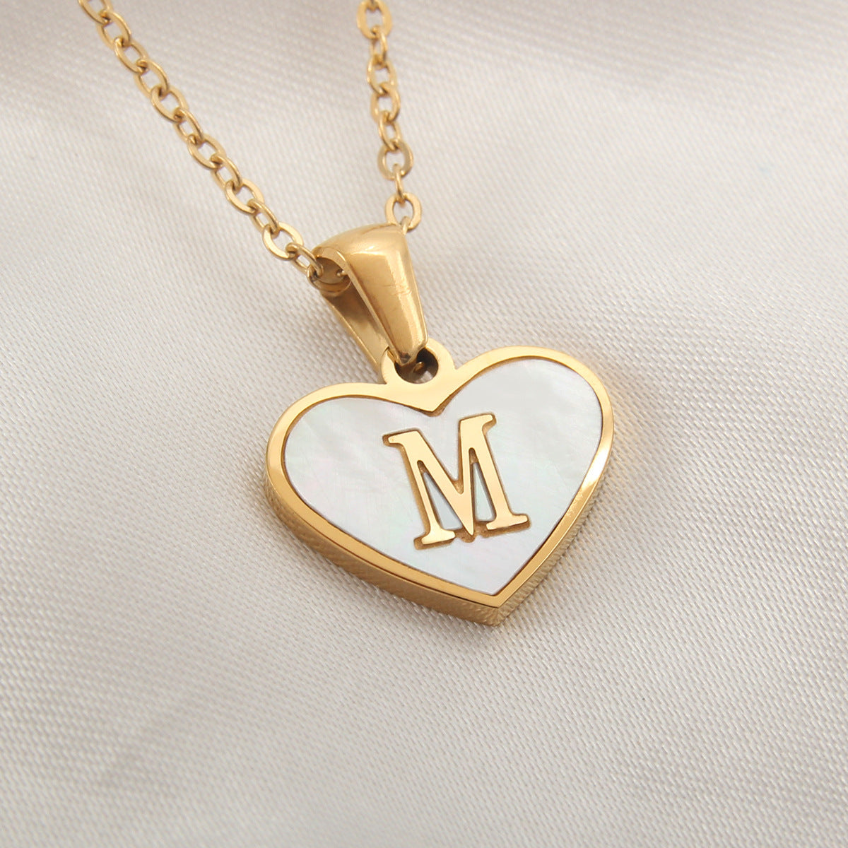 Letter Necklace for Mom - Mothers Xmas Gifts