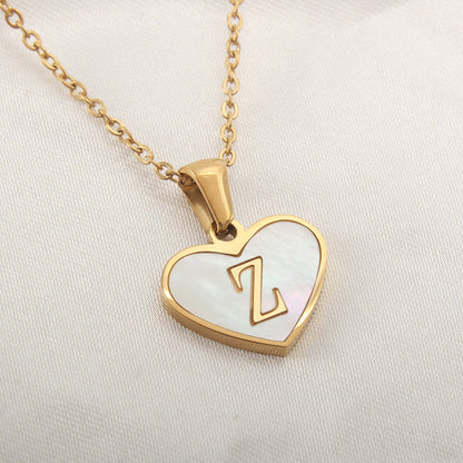 Letter Necklace for Mom - Mothers Xmas Gifts