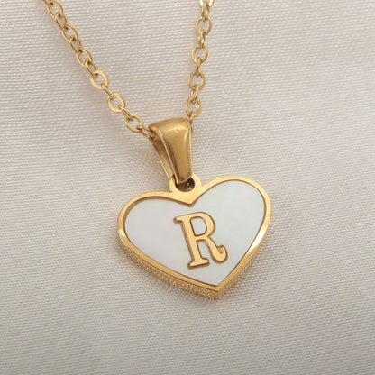 Letter Necklace for Mom - Mothers Xmas Gifts