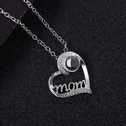 Photo Projection Necklace for Mum