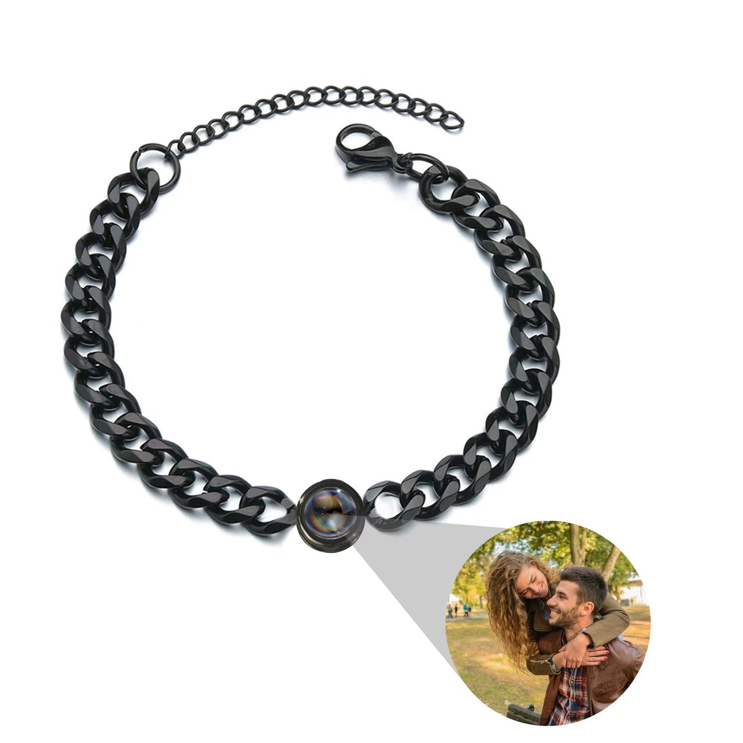 Custom Bracelet with Picture Inside